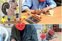 12월 22일 작업요법활동(다람쥐 클레이로 꾸미기)