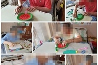 7월28일 수박부채와 옥수수알갱이 