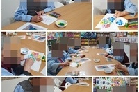 3월31일 꽃다발(색종이모자이크)