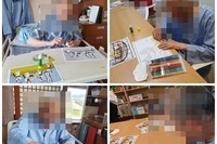 8월26일 종이퍼즐/색칠하기 