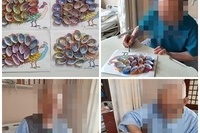 7월2일 작업요법(공작새) 