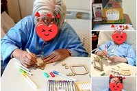 1월 6일 작업요법활동(우드 달력 만들기)