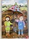 4월 21일 회상활동(봄비)