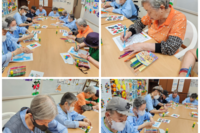 [6월27일 인지활동] 퍼즐, 숫자에 맞춰 색칠하기 